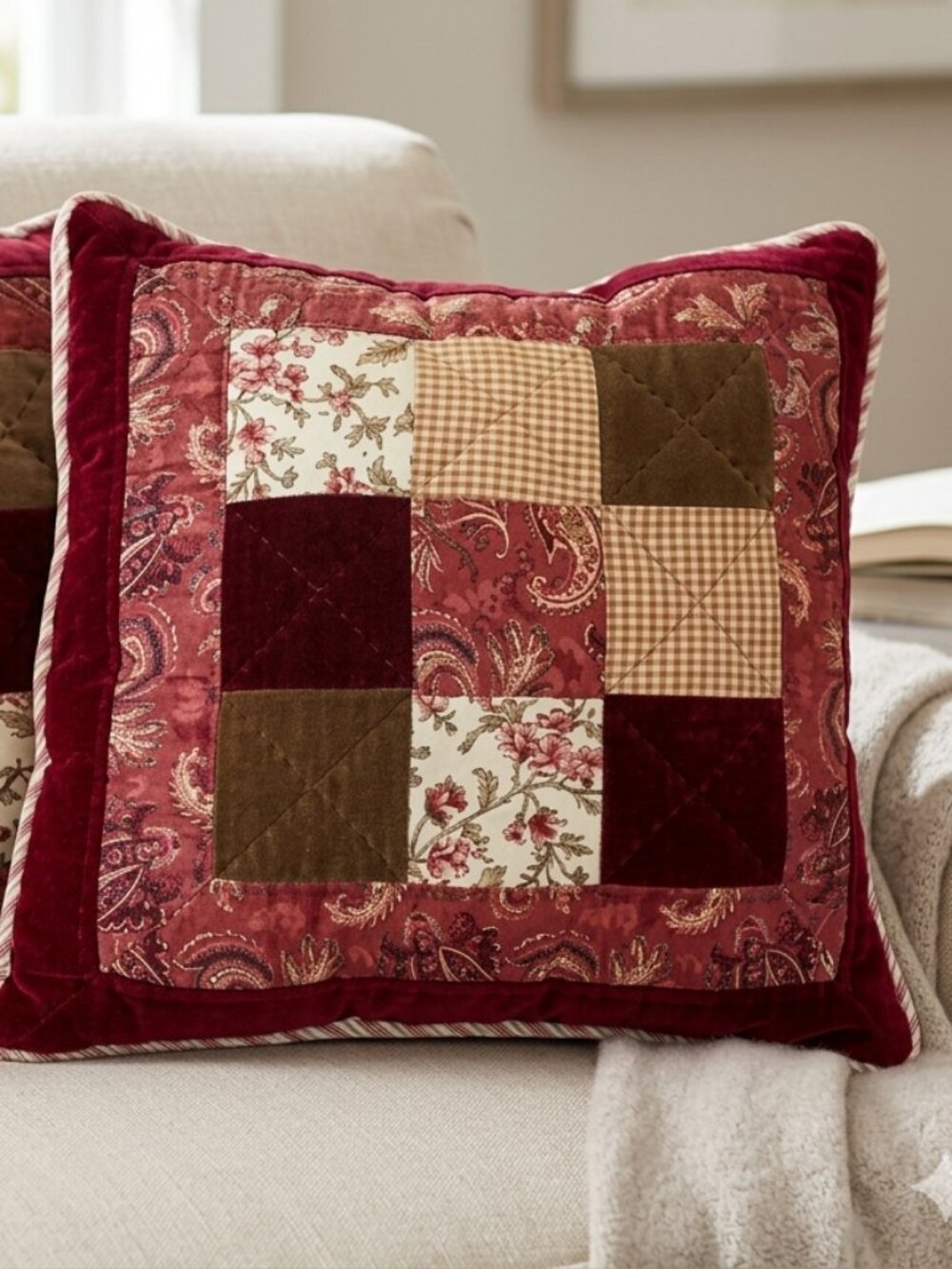 Patchwork Pillow - Picture 15 of 15